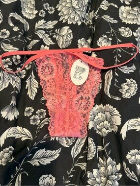 Popsi Lingerie Coral Lace Thong Panty